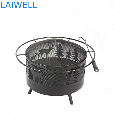 Il riscaldamento del nastro metallico intorno al barbecue di acciaio inossidabile griglia 552*550*550mm