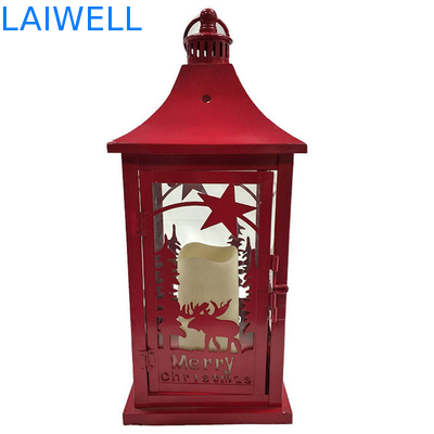 Il rosso ha dipinto 16,10" luci all'aperto di uragano principali pollice delle lampade di uragano