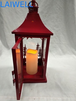 Il rosso ha dipinto 16,10" luci all'aperto di uragano principali pollice delle lampade di uragano
