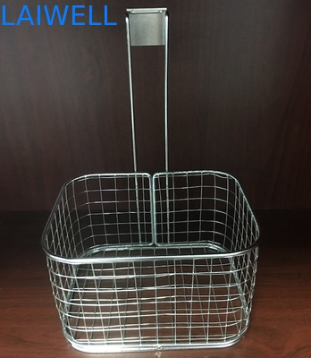 Cavo di placcaggio d'argento Mesh Hanging Baskets dell'elettrodomestico del metallo SS304