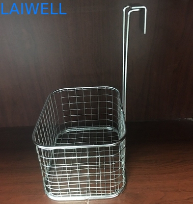 Cavo di placcaggio d'argento Mesh Hanging Baskets dell'elettrodomestico del metallo SS304