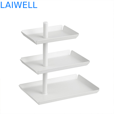 Ferro inossidabile che timbra una frutta Tray Metal Houseware Luxury di tre strati