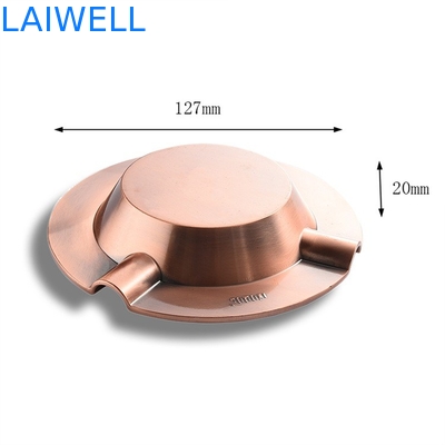 Incisione laser portatile d'annata Logo Purse Ashtray del portacenere dello smalto in lega di zinco