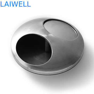 Innovativo porta sigarette in lega di zinco posacenere metallico con finitura di sabbiatura per un aspetto moderno
