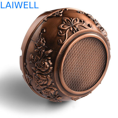 Progettazione creativa Acquerello tascabile in metallo processo di fusione a fuso mini pratico personalizzato placcaggio colore oro porta sigari in lega di zinco