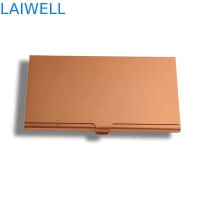 Moderno semplifichi i portafogli di alluminio della carta di 94*60mm che anodizzano il colore dell'oro