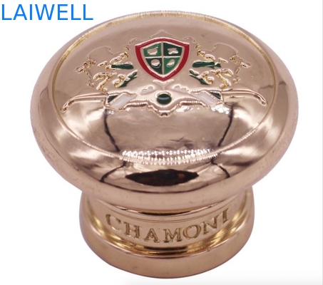 Prodotti in lega di zinco dell'OEM Logo Printing Perfume Bottle Lid