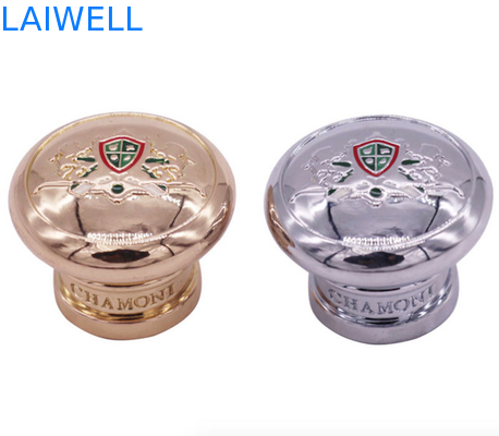 Prodotti in lega di zinco dell'OEM Logo Printing Perfume Bottle Lid