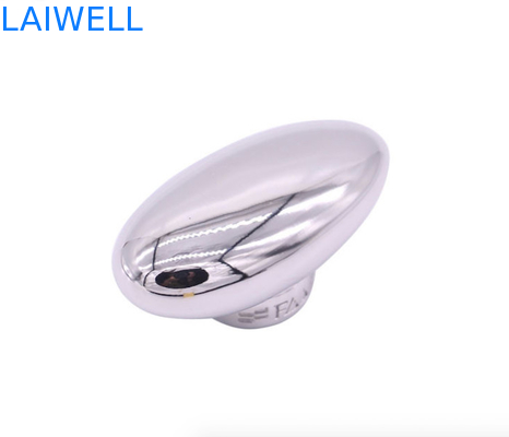 Moderna Moda Deluxe Cromo Placcato Metallo Die Casting Zinc Alloy Argento Colore Perfume Cap Eco Friendly