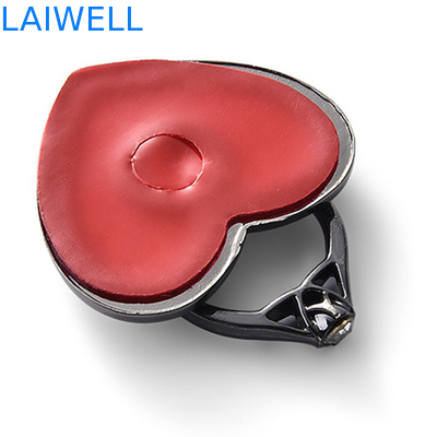 Il metallo del trattamento di lucidatura dello SGS supporto a forma di del telefono del cuore della pressofusione 4.5*4cm