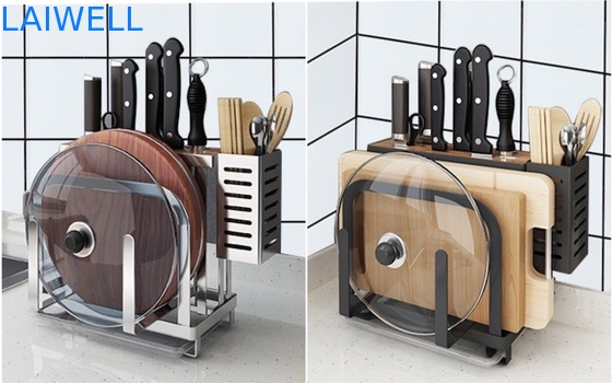 Scaffale di stoccaggio della cucina dello SGS dell'organizzatore multifunzionale del tagliere/tagliere