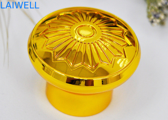 La bottiglia di profumo in lega di zinco di placcatura di colore dell'oro completa con 17.2mm interno