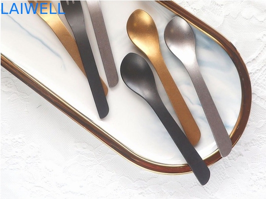 13.6CM 304 insiemi delle posate di acciaio inossidabile ha glassato gli insiemi della coltelleria del dessert di 2 pezzi