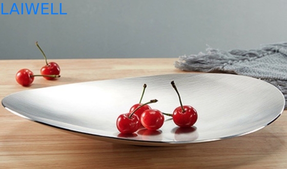 Lucidatura della sabbia dell'elettrodomestico del metallo del piatto della frutta del bacino SS304 del dessert