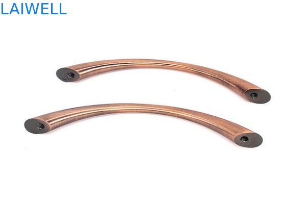 La placcatura Rose Gold Luxury Modern Metal pressofusione il doppio foro