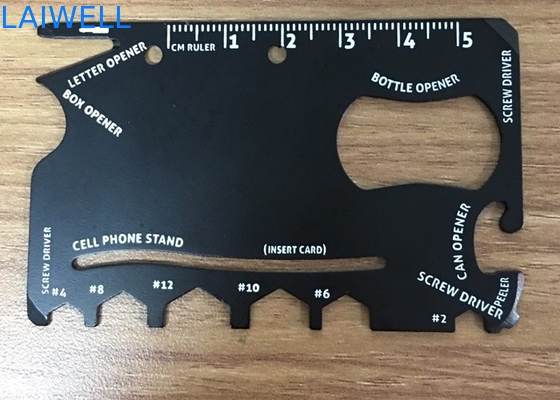 Apribottiglie multifunzionali 12 del metallo in 1 apribottiglie 85*52MM della carta
