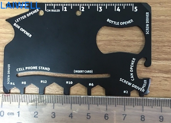 Apribottiglie multifunzionali 12 del metallo in 1 apribottiglie 85*52MM della carta