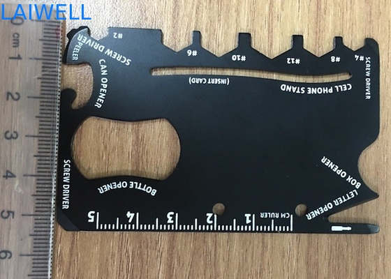 Apribottiglie multifunzionali 12 del metallo in 1 apribottiglie 85*52MM della carta