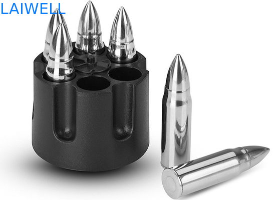 Lucidatura d'argento dello specchio del retro dispositivo di raffreddamento del metallo della pallottola SS304 di 45*12MM
