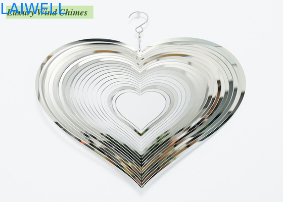 Filatore d'argento del vento di acciaio inossidabile del filatore 0.5mm del vento del metallo di forma del cuore