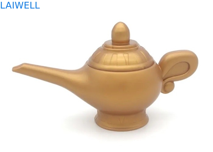 Lampada diabolica nera di Genie Lamp Souvenir Aladdin Magic degli anti di plastica dei recipienti dell'HDPE puntelli statici su ordinazione di Halloween