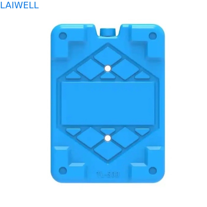 L'abitudine blu del blocchetto del congelatore del ghiaccio della bottiglia del mattone dell'HDPE pesa la latta di plastica di alta resistenza all'umidità