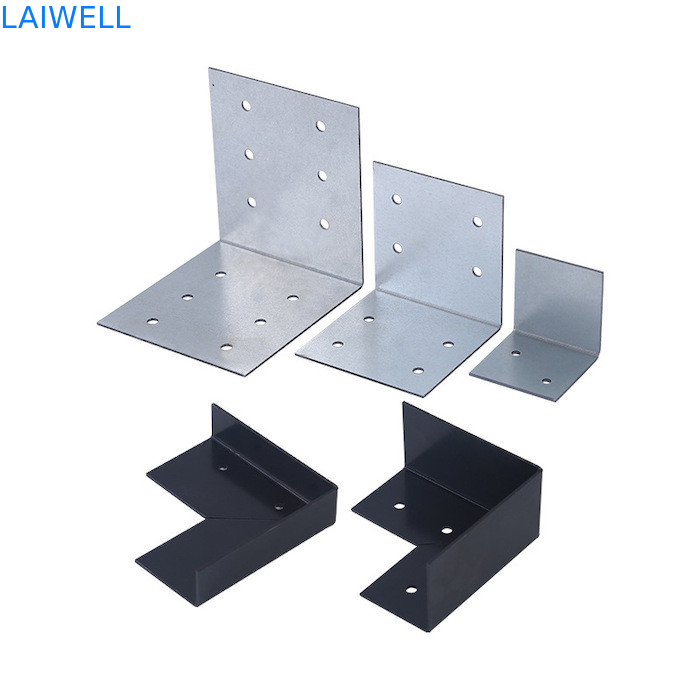 Trasformazione di stampi di metallo personalizzati Con bordura di scatola di legno a forma di L Anello di protezione fisso Parti di hardware in ferro galvanizzato