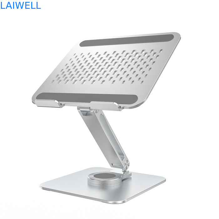 260*238*64MM 360 gradi di rotazione portatile argento pieghevole ascensore di alluminio laptop di raffreddamento stand vassoio base