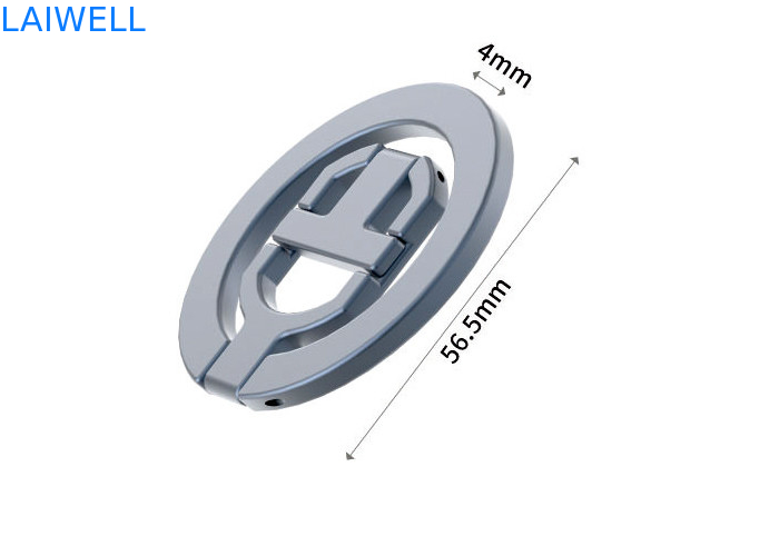 56.5*4MM Porta anello personalizzato Nuovo supporto per telefono cellulare magnetico in lega di zinco ultra sottile