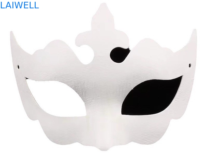 Maschera di bagassa di colore bianco durevole e sostenibile per il riutilizzo e l'ambiente