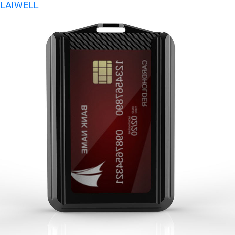 74*110*18MM Color grigio personalizzato RFID Carte in alluminio Portafoglio di supporto Brand Custom Multifunzionale