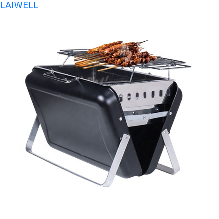 40.5*27.5*9cm l'acciaio al cromo Oven Foldable Charcoal Grill di campeggio portatile