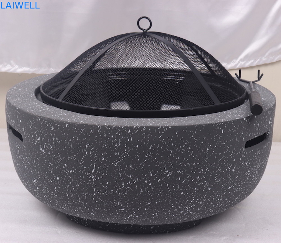 Pozzo portatile del barbecue di progettazione 59.5*34.5cm del MgO della griglia d'acciaio di pietra del barbecue