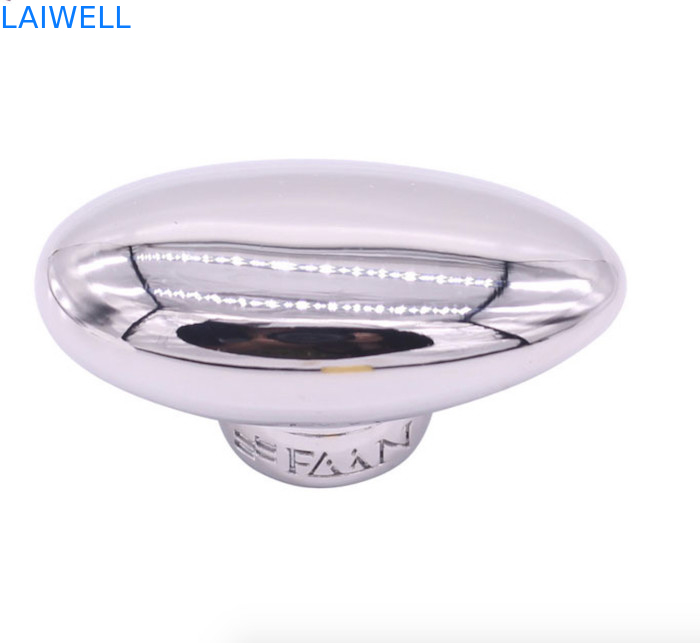 Moderna Moda Deluxe Cromo Placcato Metallo Die Casting Zinc Alloy Argento Colore Perfume Cap Eco Friendly