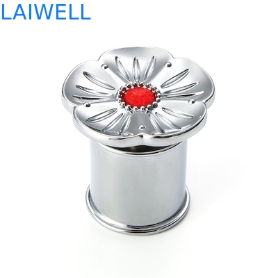 Design unico di lusso Placcatura argento Pressofuso in lega di zinco Tappi per flaconi di profumo Topper per flaconi di profumo per confezioni di profumo