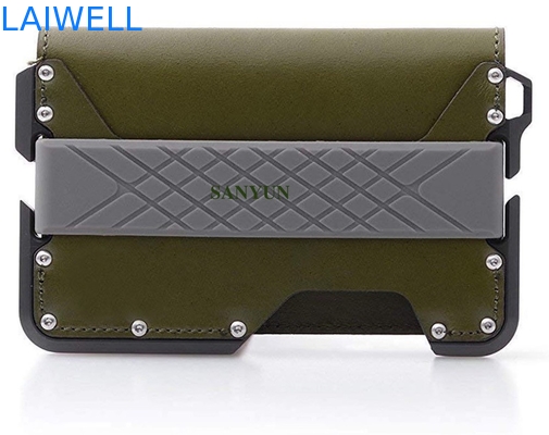 Carte di alluminio personalizzabili Portafoglio Macchine CNC Anodo ossidante Protezione RFID