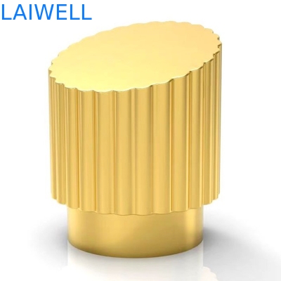 Customized Metal Professional Die Casting Zinc Alloy Electronic Plating Colore Oro Perfume Cappotto sostituzione